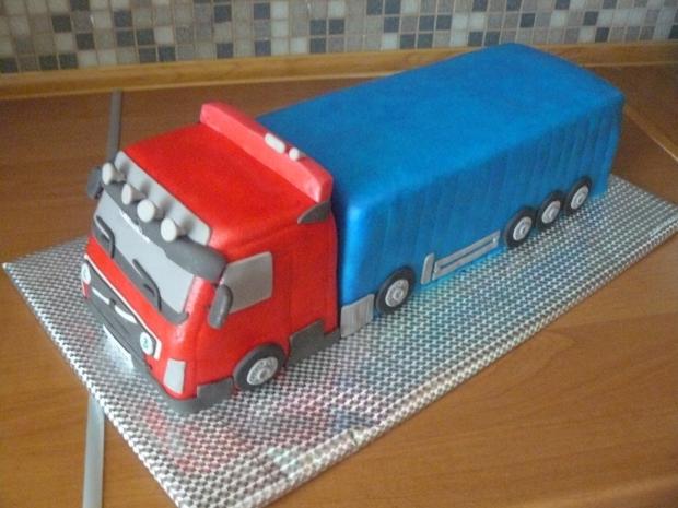 kamion, torta, Narodeninové torty kamion, torta, Narodeninové torty, MarikaFa, 1