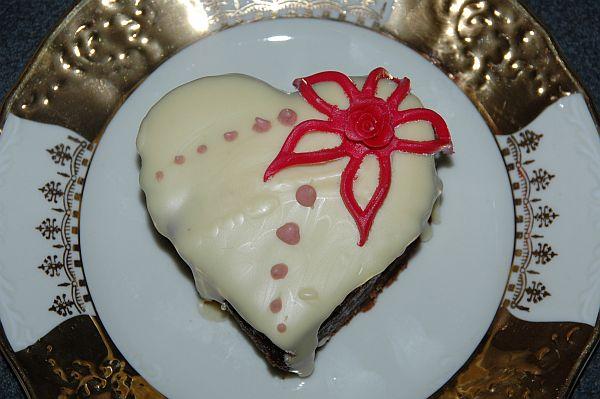 Valentinska minitortička, torta, rybca, 1