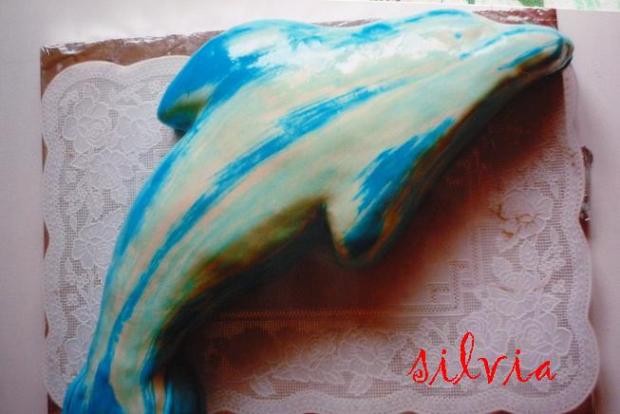 delfín, torta, Torty so zvieratkami delfín, torta, Torty so zvieratkami, silviar, 1