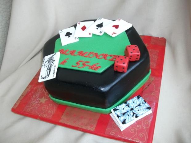 Poker :-), torta, Narodeninové torty Poker :-), torta, Narodeninové torty, Alenik, 1