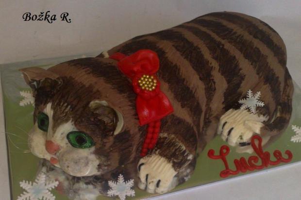 mačka , torta, Torty so zvieratkami mačka , torta, Torty so zvieratkami, Božka R., 1