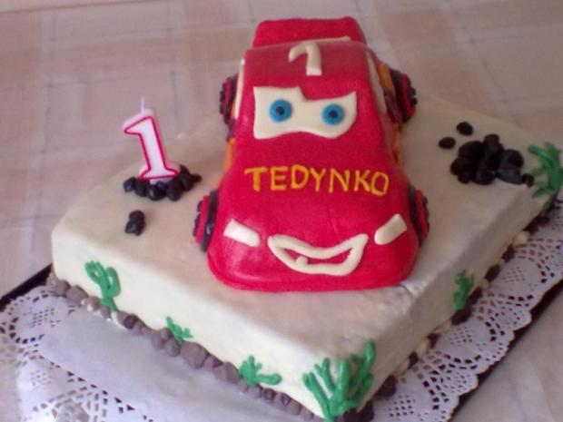Autíčko, torta, Torty autíčka, vláčiky, machuliena, 1