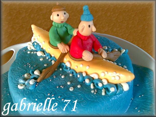 Pat a Mat na kajaku, torta, Rozprávkové torty Pat a Mat na kajaku, torta, Rozprávkové torty, gabrielle71, 1