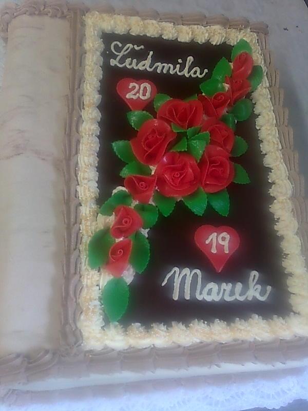 kniha pre dvoch, torta, Narodeninové torty, iveta27, 1