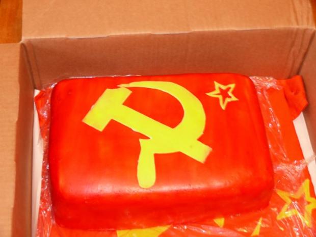 komunistická :), torta, Netradičné torty komunistická :), torta, Netradičné torty, anina1, 1