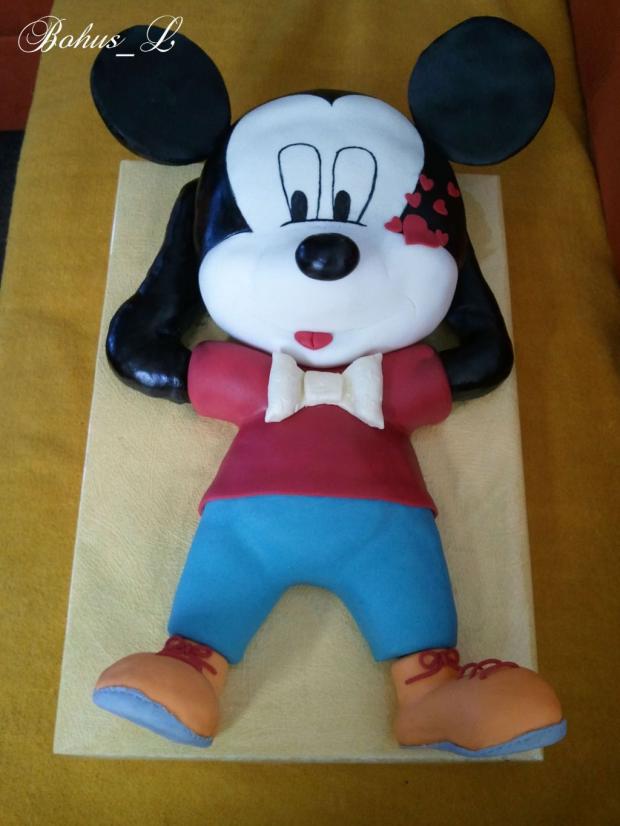 Mišiak Mickey, torta, Rozprávkové torty Mišiak Mickey, torta, Rozprávkové torty, Bohus_L, 1