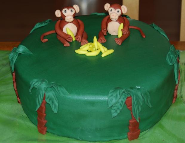 opice, torta, Narodeninové torty opice, torta, Narodeninové torty, lesika, 1