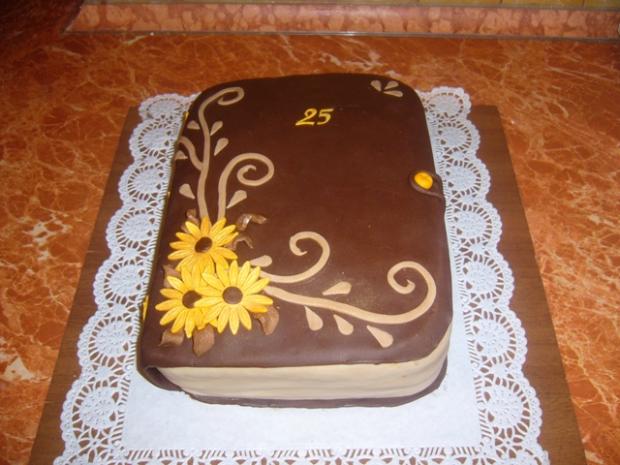 zatvorená kniha s čokohmotou, torta, Narodeninové torty, jarina27, 1