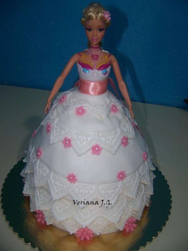 barbie v bielom, torta, Torty pre dievčatá, jarkag3, 1