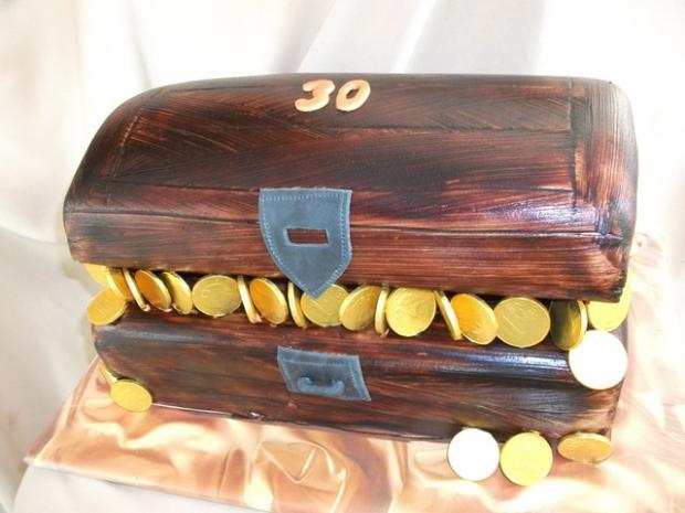 Truhlica s dukatmi., torta, Narodeninové torty Truhlica s dukatmi., torta, Narodeninové torty, Alenik, 1