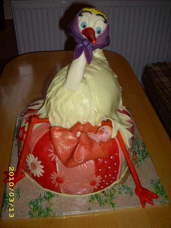 bocianka, torta, Torty na krstiny bocianka, torta, Torty na krstiny, severinka, 1