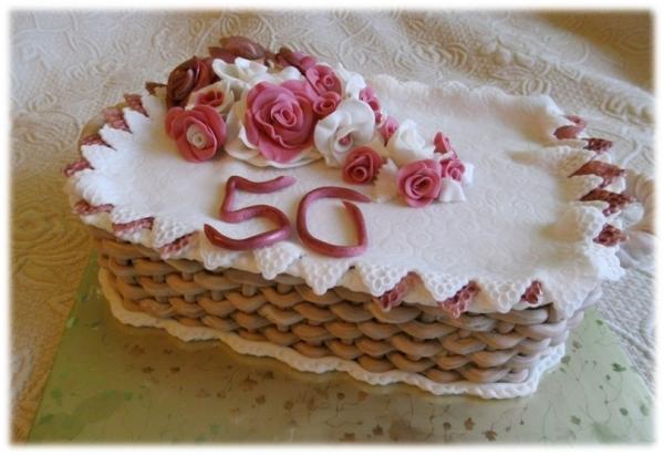 Košík s kvetmi, torta, Narodeninové torty, Swema, 1