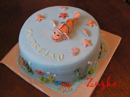 Nemo, torta, Rozprávkové torty, cokoladka, 1