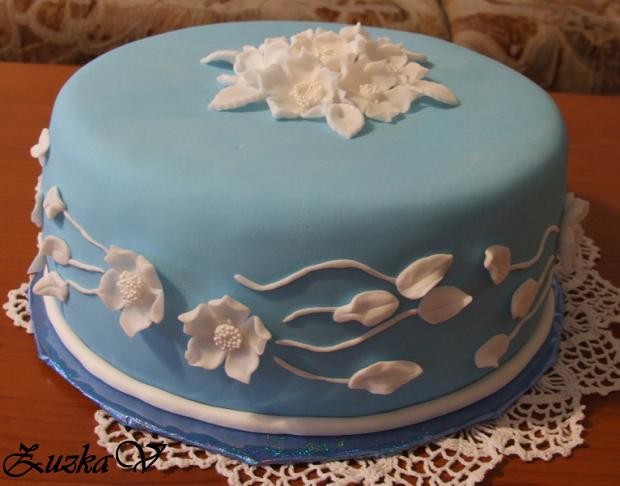 Jednoduchá modrá, torta, ZuzkaV, 1