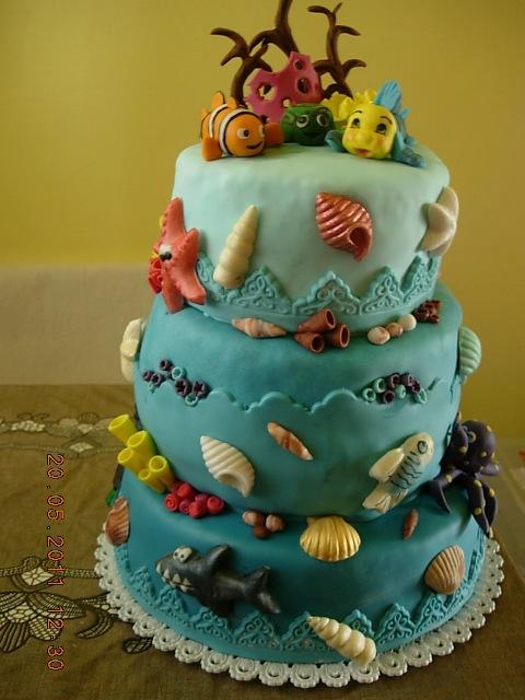 Nemo, torta, Torty so zvieratkami Nemo, torta, Torty so zvieratkami, 01timea, 1