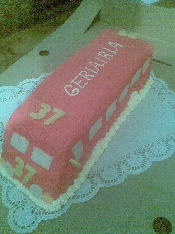 autobus, torta, Narodeninové torty, karamelka, 1