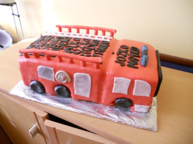 požiarne auto, torta, Netradičné torty, katulik111, 1