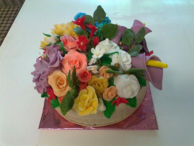 Kvety mix, torta, Narodeninové torty Kvety mix, torta, Narodeninové torty, Kisko, 1