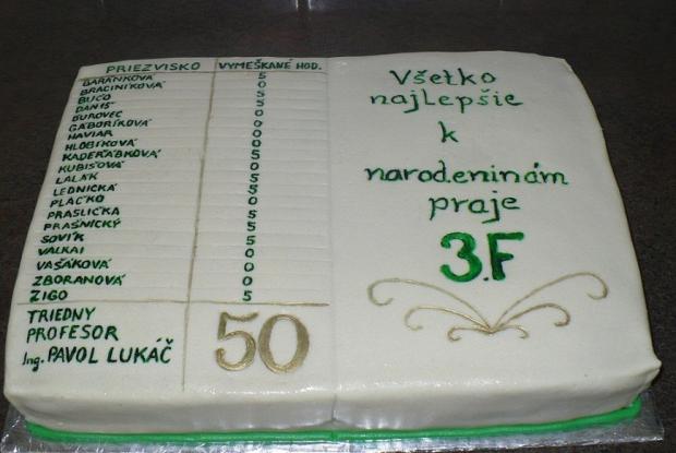 Triedna kniha, torta, Torty - škola, stužková, tortyjana, 1