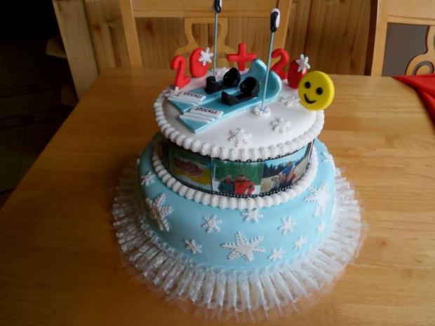 Pre lyžiara, torta, Narodeninové torty Pre lyžiara, torta, Narodeninové torty, Janka.S, 1