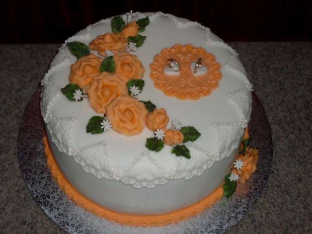 svadobná oranžová, torta, Svadobné torty svadobná oranžová, torta, Svadobné torty, martaK - MaM, 1
