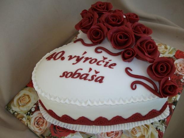 Srdiečko na vyrocie:-), torta Srdiečko na vyrocie:-), torta, Alenik, 1