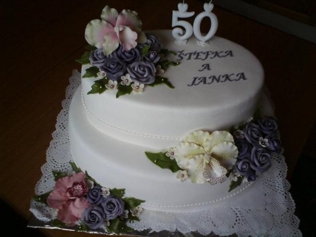 na 50-tku pre dvojičky, torta, Narodeninové torty na 50-tku pre dvojičky, torta, Narodeninové torty, maca 1012, 1