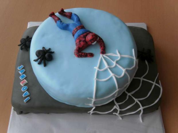 spiderman, torta, Rozprávkové torty spiderman, torta, Rozprávkové torty, nikuska beruska, 1