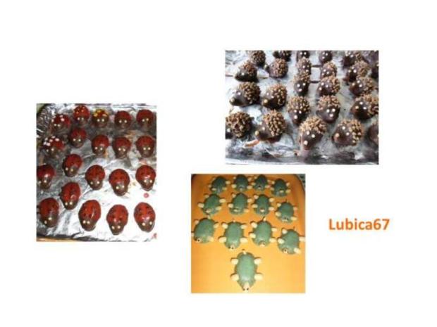 Lienky, korytnačky a ježkovia, torta, Vianočné torty, Lubica67, 1
