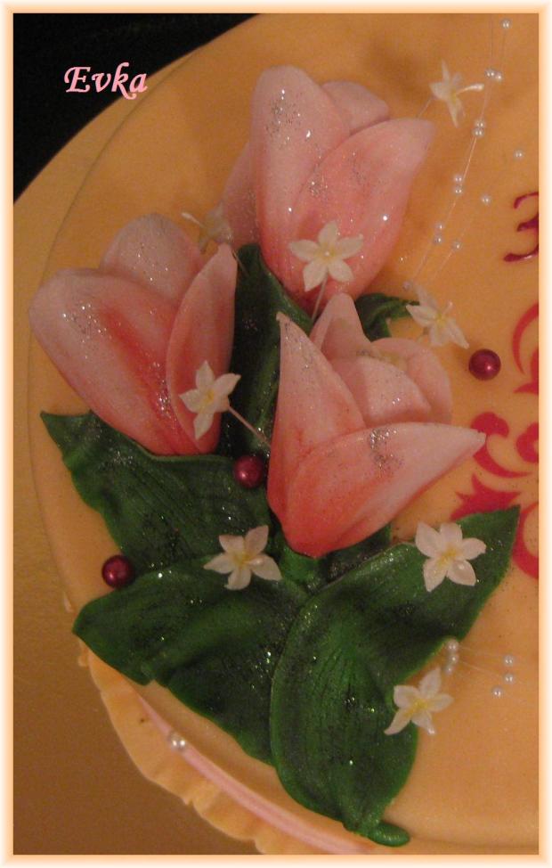 detail tulipánov, torta, Narodeninové torty, stanikovaeva, 1