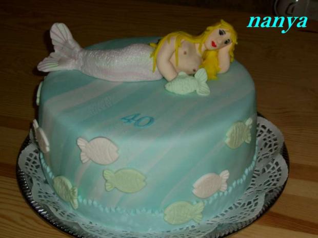 MORSKÁ PANNA :-), torta, Narodeninové torty MORSKÁ PANNA :-), torta, Narodeninové torty, nanya, 1