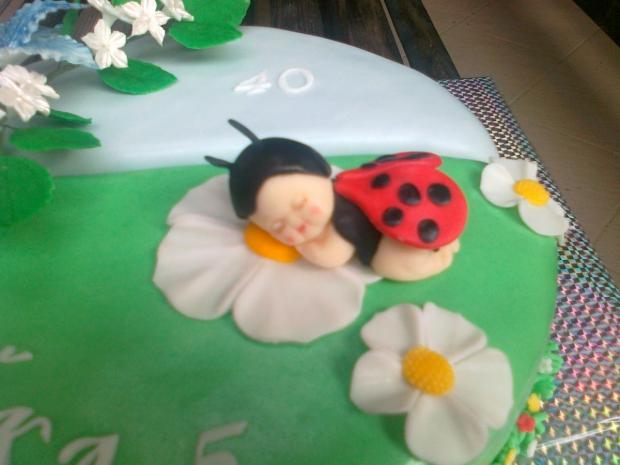lienka k narodeninám, torta, Narodeninové torty, tretinka, 1