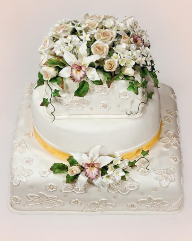 Luxusná svadobná, torta, Svadobné torty Luxusná svadobná, torta, Svadobné torty, adrianas, 1