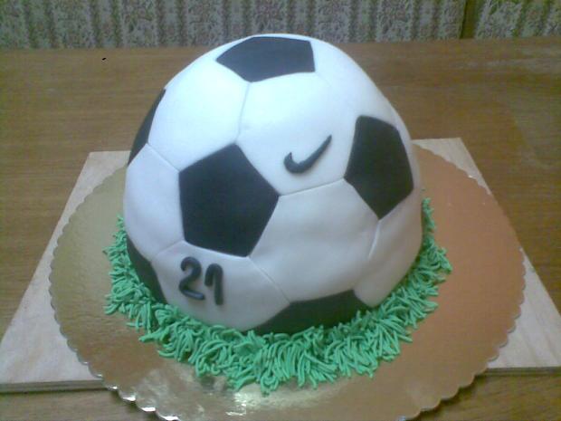 Futbalová lopta, torta, Narodeninové torty Futbalová lopta, torta, Narodeninové torty, RENATA M, 1