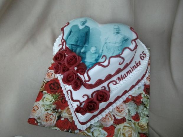 s oplatkou..bordovo biele srdcia., torta, Netradičné torty s oplatkou..bordovo biele srdcia., torta, Netradičné torty, Alenik, 1