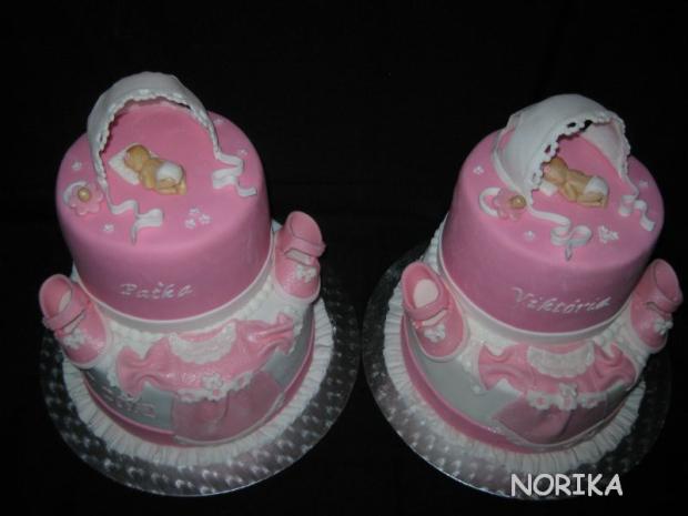 Na 2.krstiny DUO, torta, Torty na krstiny Na 2.krstiny DUO, torta, Torty na krstiny, norika, 1