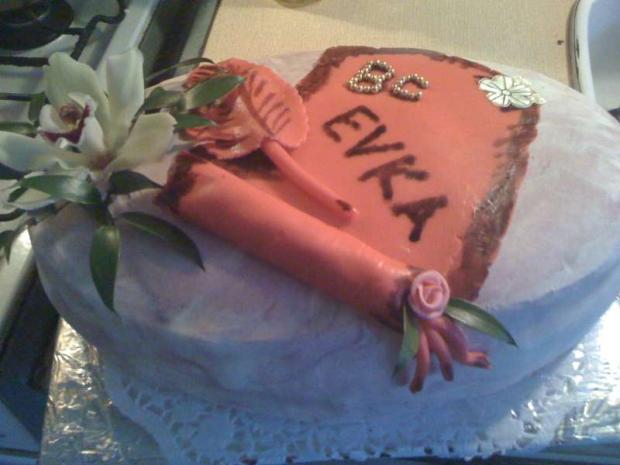 torta pre evku, torta, Torty - škola, stužková, macaz, 1