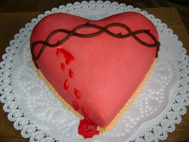 srdiecko na birmovku , torta, Torty na cirkevné sviatky srdiecko na birmovku , torta, Torty na cirkevné sviatky, Pettusa, 1