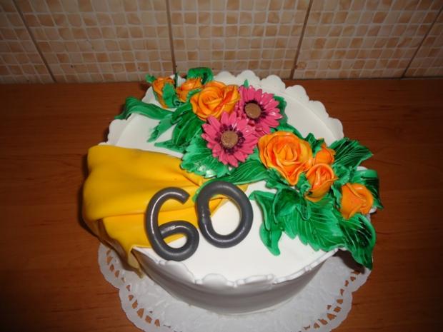 na 60-tku, torta, Narodeninové torty na 60-tku, torta, Narodeninové torty, ZUZANA ŠTRBKOVÁ, 1