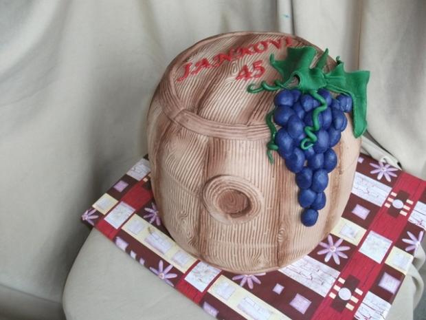 Sudok vínovy, torta, Netradičné torty Sudok vínovy, torta, Netradičné torty, Alenik, 1