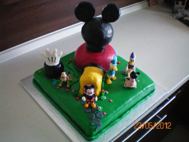 Mikiho klubík, torta, Rozprávkové torty, Jana Nociarova, 1