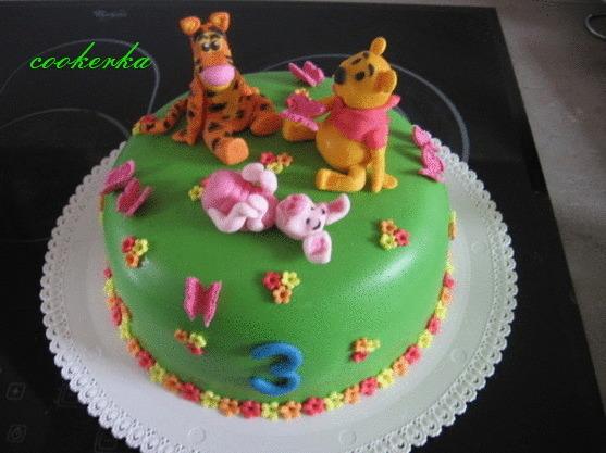 Tomaskovi s MackomPu a kamaratmi, torta, Torty so zvieratkami Tomaskovi s MackomPu a kamaratmi, torta, Torty so zvieratkami, cookerka, 1