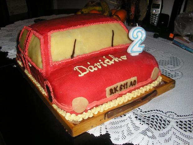 Autičko, torta, Torty autíčka, vláčiky, Evina, 1