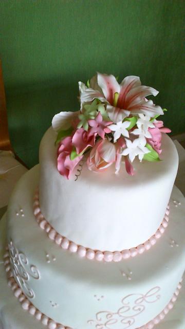 Moja kytička na nie mojej torte. :o), torta, Ozdoby na torty Moja kytička na nie mojej torte. :o), torta, Ozdoby na torty, majkat, 1