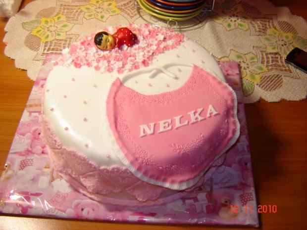 pre Nelku, torta, Torty na krstiny pre Nelku, torta, Torty na krstiny, Macka, 1