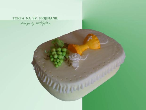 na 1.sv.prijimanie, torta, Torty na cirkevné sviatky na 1.sv.prijimanie, torta, Torty na cirkevné sviatky, majaha, 1