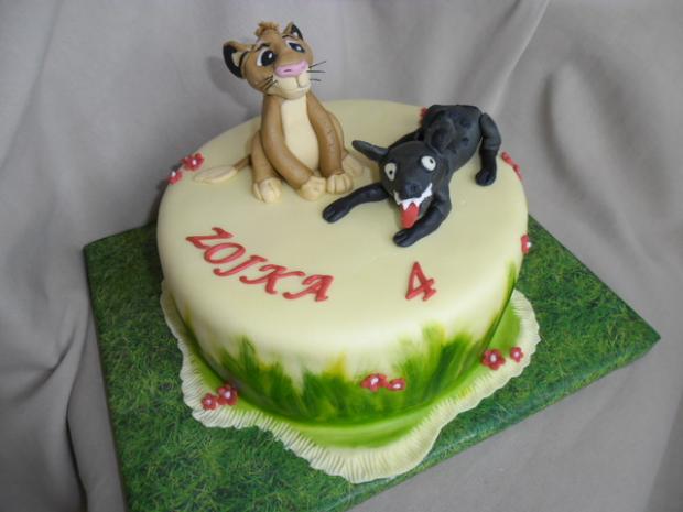 simba a hyena, torta, Rozprávkové torty simba a hyena, torta, Rozprávkové torty, Alenik, 1