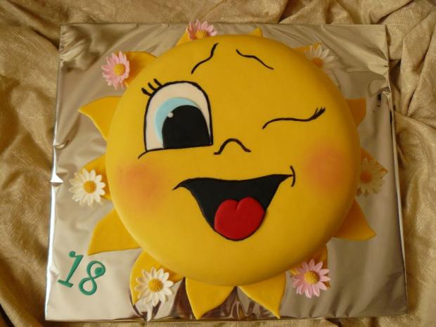pre 18 ročné slniečko , torta, Narodeninové torty pre 18 ročné slniečko , torta, Narodeninové torty, zdenka2007, 1
