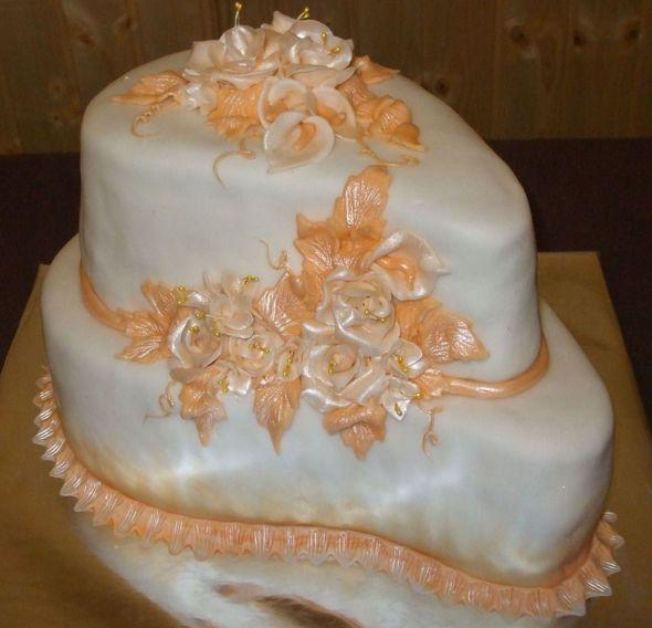 Svadobná podľa predlohy, torta, Svadobné torty Svadobná podľa predlohy, torta, Svadobné torty, Rena1, 1