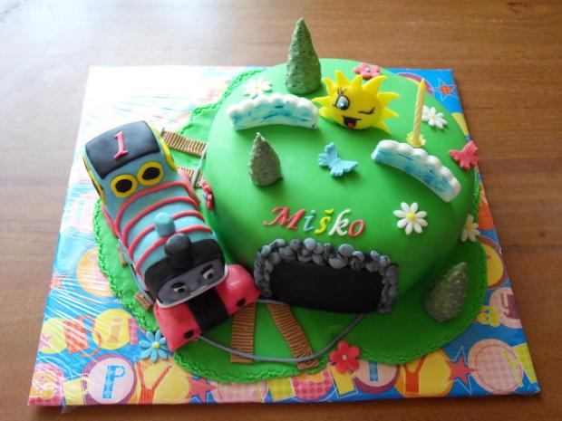 vláčik Tomáš, torta, Rozprávkové torty vláčik Tomáš, torta, Rozprávkové torty, Julka2119, 1